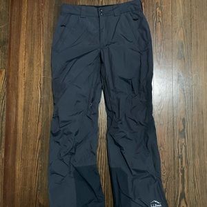 LL Bean black snow/ski pants
